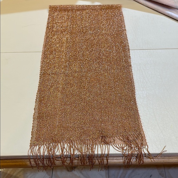 Elegant Brown Scarf - Picture 4 of 4